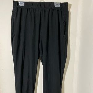 Banana Republic Women’s Joggers Black Solid Casual High Rise Waist Pants Size L